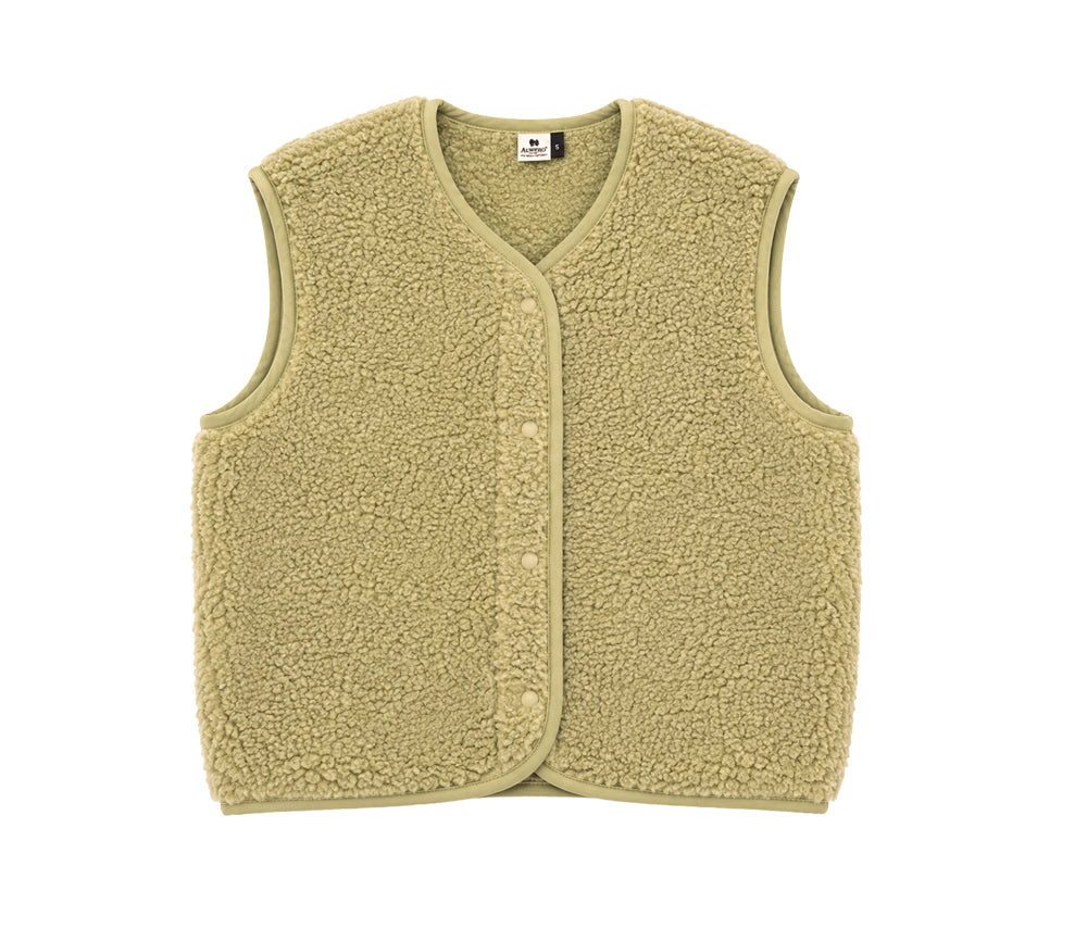 Alwero - Weste "TYB" Adult,  Pistachio, Biowolle Ultra Light