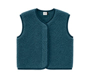 Alwero - Bodywarmer "TYB" ADULT, TRANS TEAL, Merinowolle, ultra light