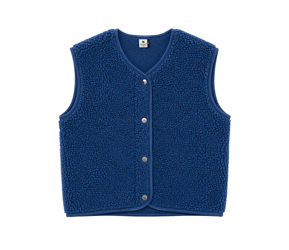 Alwero - Bodywarmer "TYB" ADULT, Biowolle, BLUEBLUE, ultra light