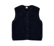 Alwero - Weste "TYB" Adult,  Deep Black, Biowolle Ultra Light