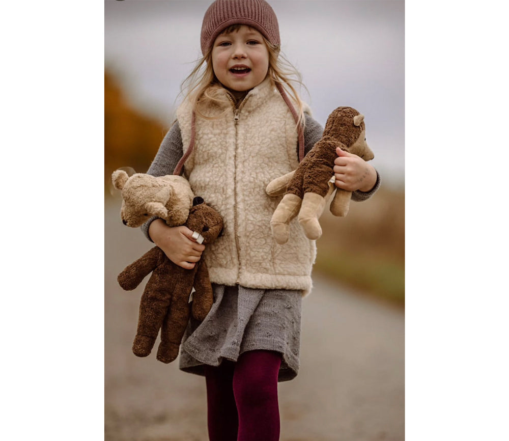 Alwero - Bodywarmer WALKES Junior, Biowolle, Beige