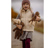 Alwero - Bodywarmer WALKES Junior, Biowolle, Beige