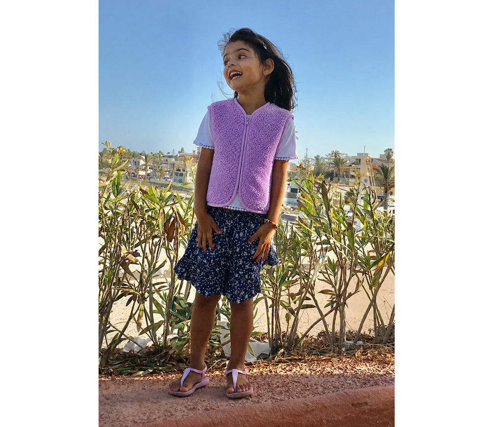 Alwero - Weste "ALF ZIP" JUNIOR, LILLY, Merinowolle