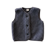 Alwero - Bodywarmer "TYB" Junior, Biowolle, Anthracite, ultra light