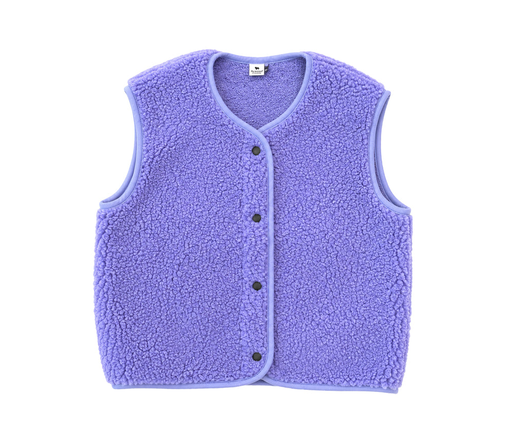 Alwero - Weste "TYB" Adult,  Amethyst, Biowolle Ultra Light