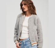 Alwero - Jacke BOOM, Silver, Biowolle, ultra light