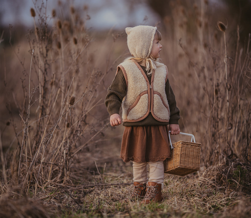 Alwero - Bodywarmer CARPATHIAN, Biowolle, BEIGE