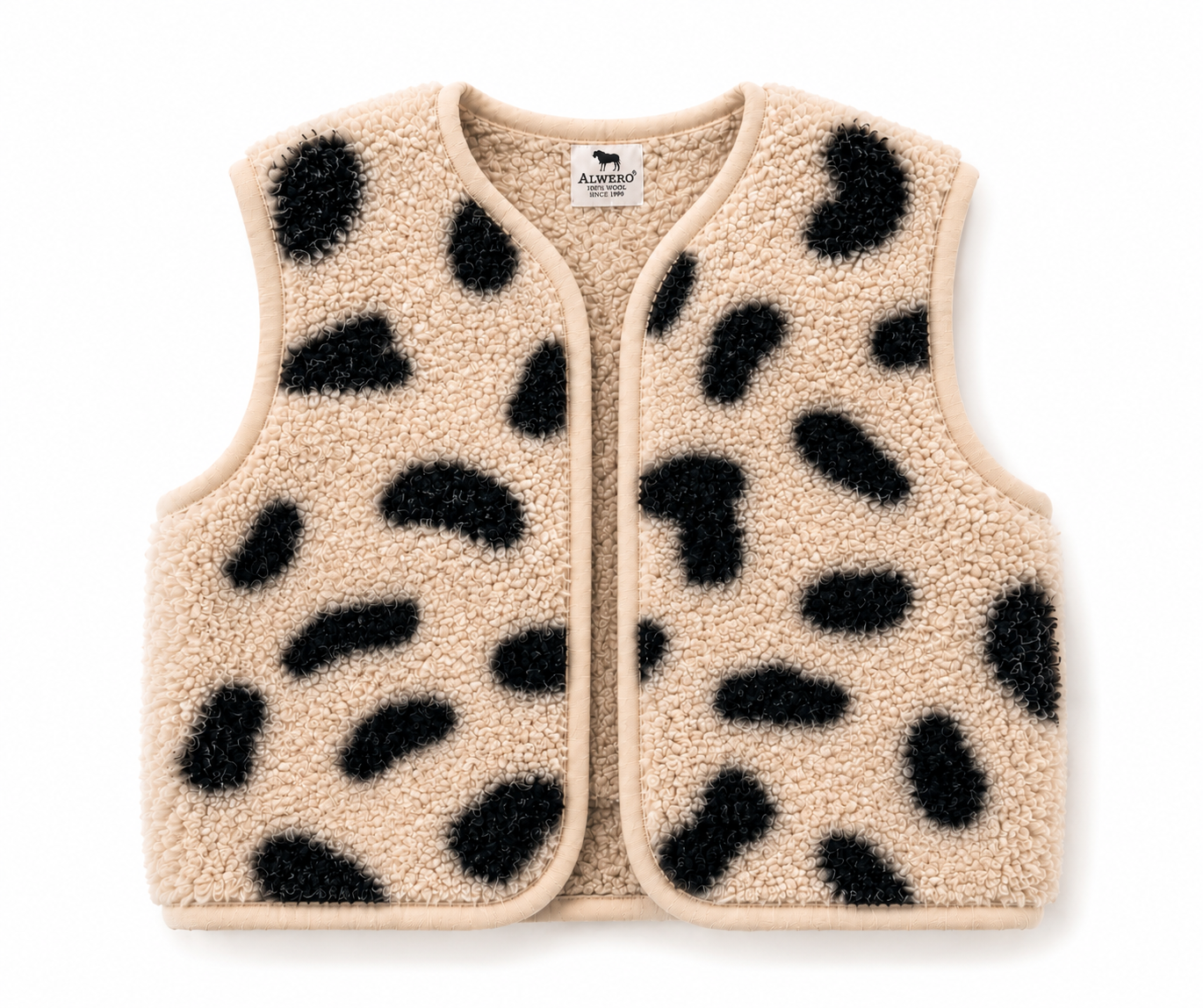 Alwero - Weste "CAMINO" Adult, GEPARD, Biowolle Ultra Light