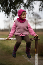 Alwero - Bodywarmer "POS" Junior, Venetian Pink, ultra light, Biowolle