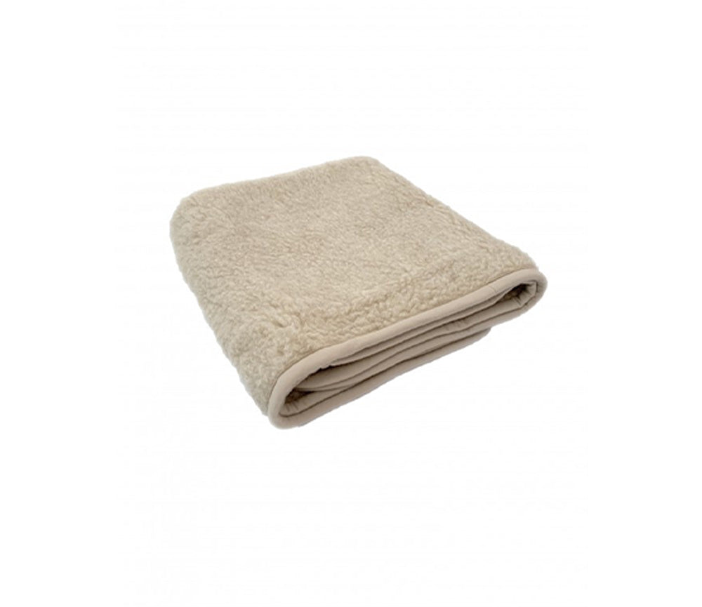 Alwero - Decke TUMBLER Biowolle, Beige