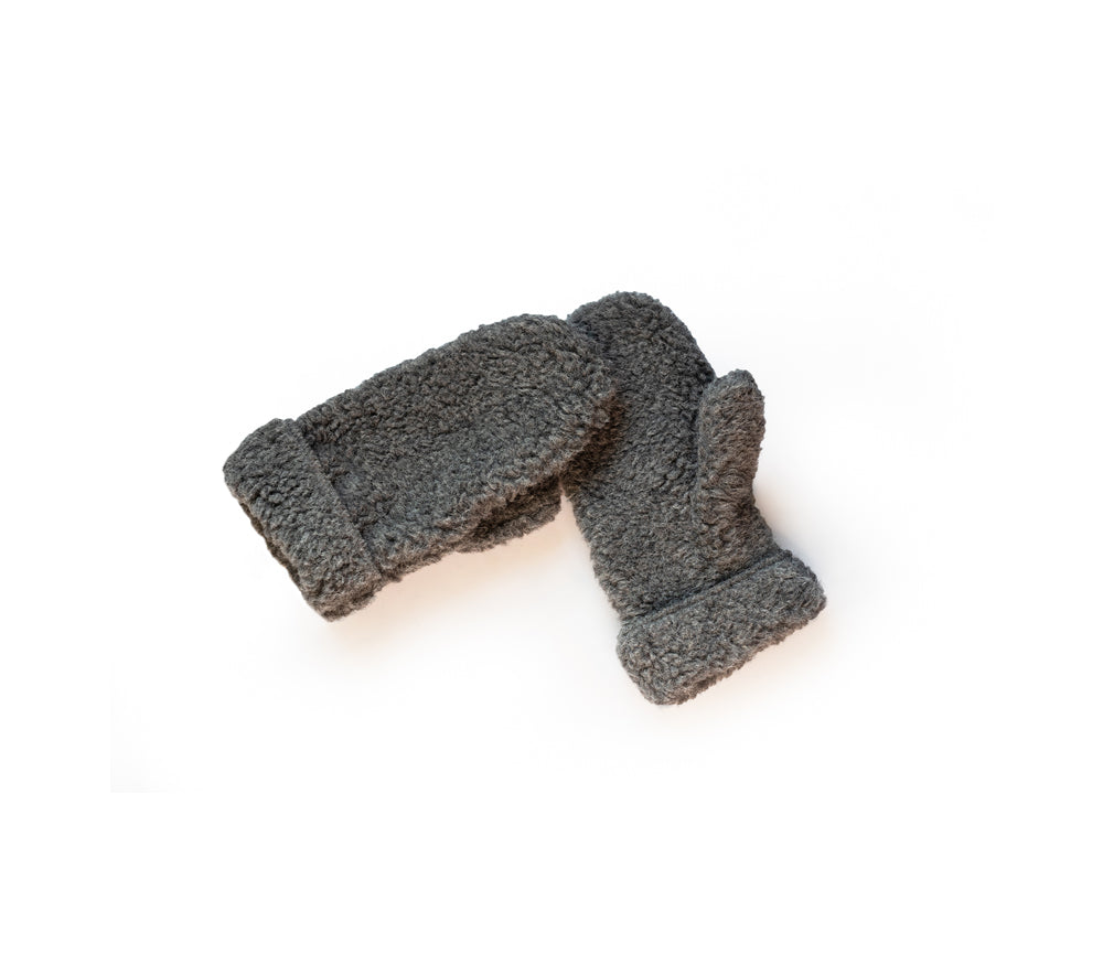 Alwero - Handschuhe, Freeze Kids, Graphite, Biowolle