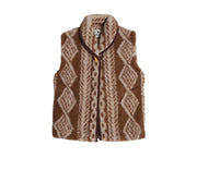 Alwero - Bodywarmer GERDA, Biowolle, Aran, Limited Edition