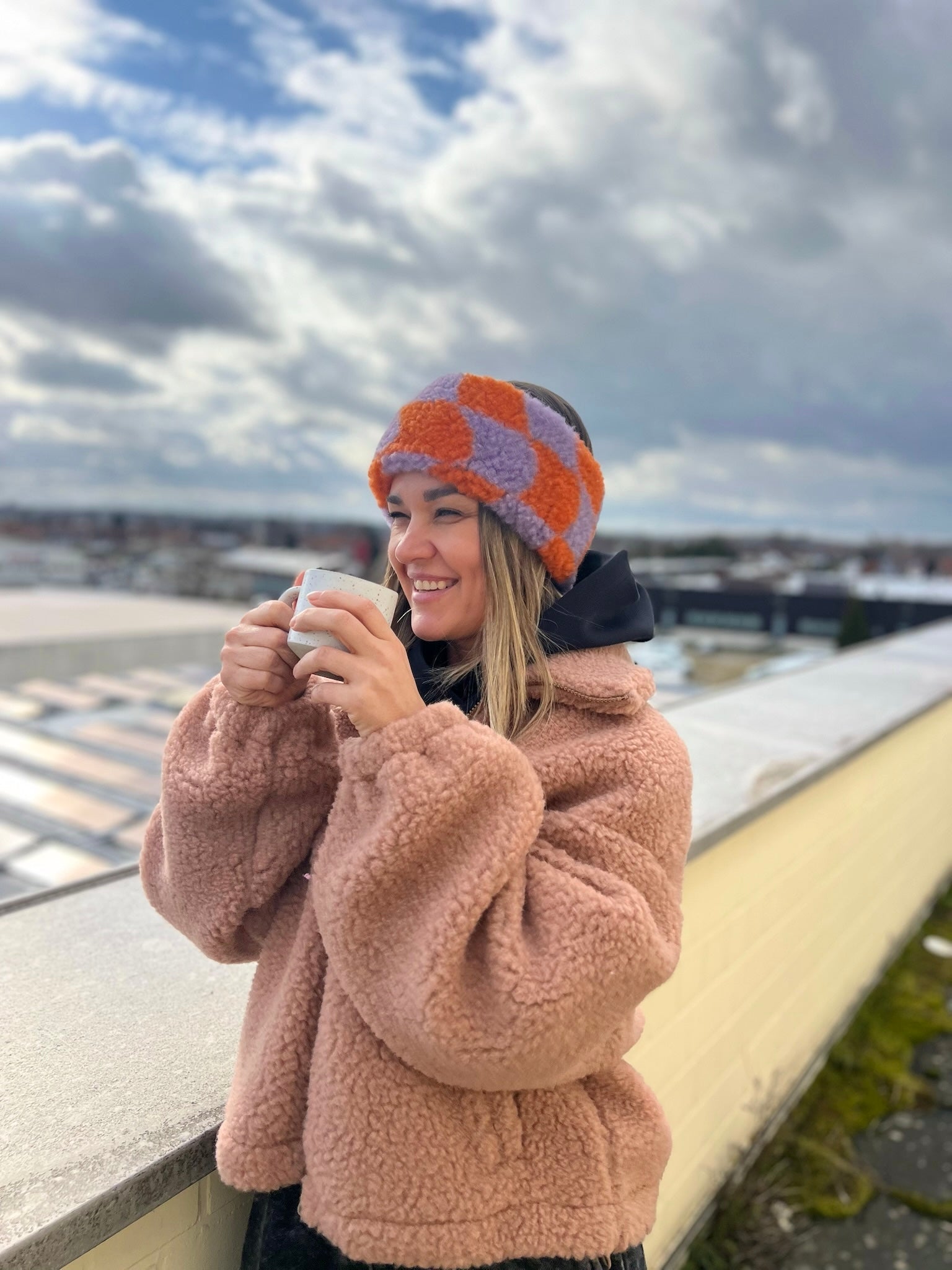 Alwero - Jacke BLANCS, Oversize, RUGBY TAN, Biowolle