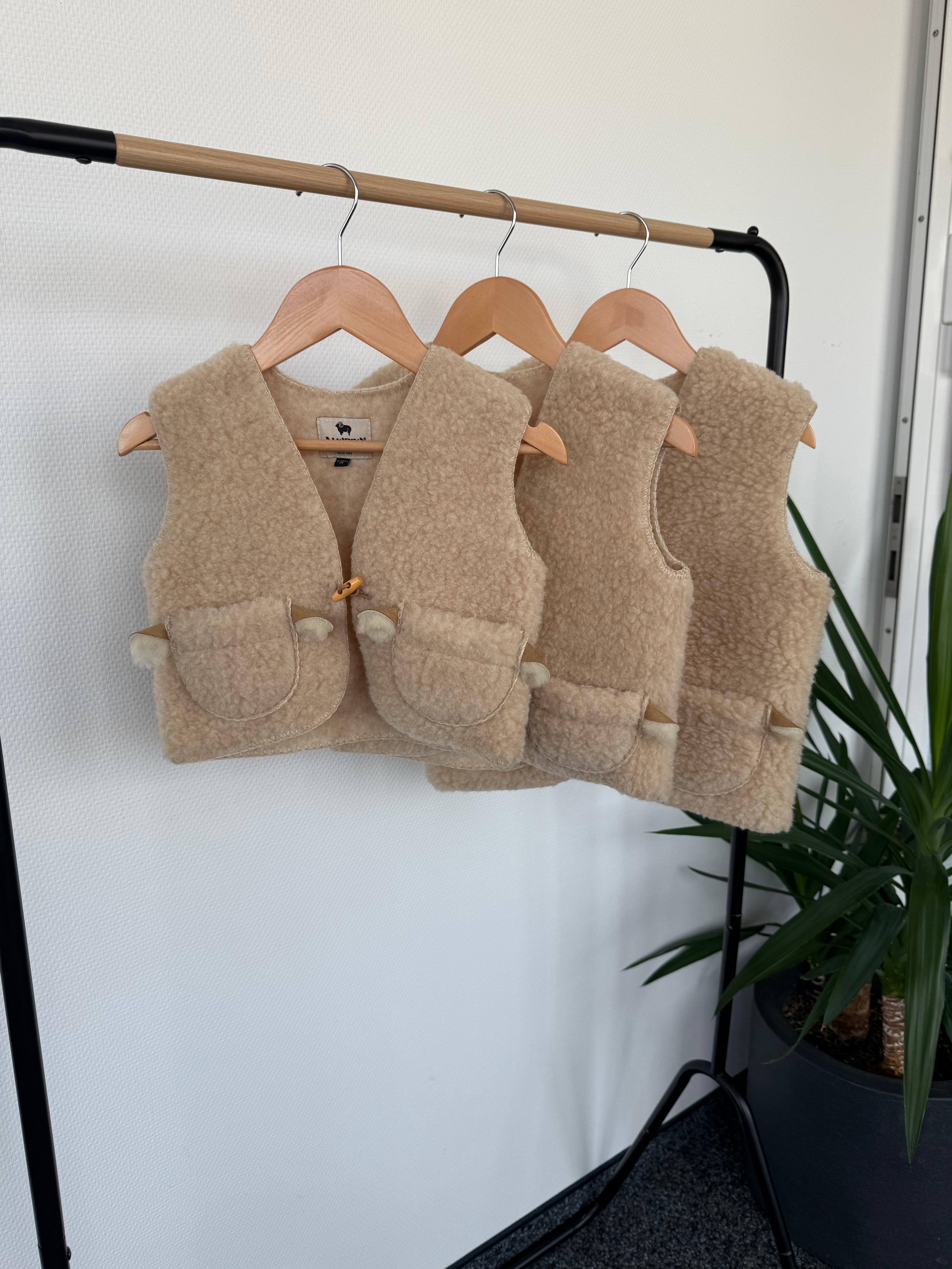 Alwero - Bodywarmer "ALPI", Biowolle, English Tea, ultra light