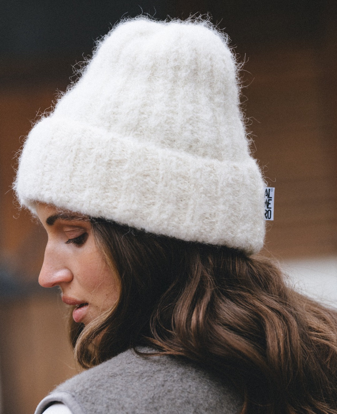 Alwero - Mütze,'BOUCLE', Natur