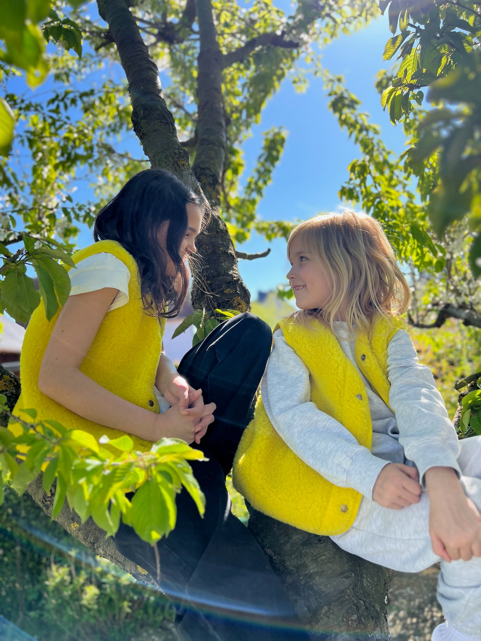 Alwero - Bodywarmer "TYB" Junior, LEMON GRASS, Merinowolle, ultra light - LIMITED EDITION
