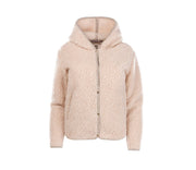 Alwero - Jacke mit Kapuze Women ENGY, Biowolle, Beige