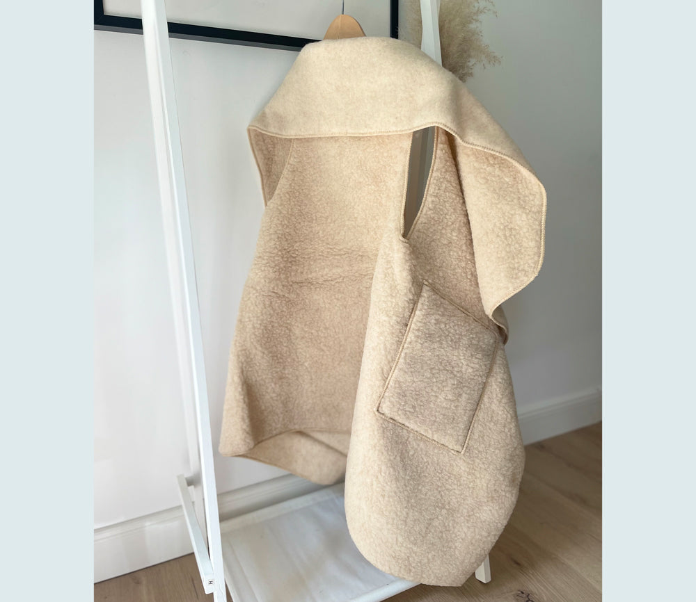 Alwero - Vest KIRA, ENGLISH TEA, organic wool