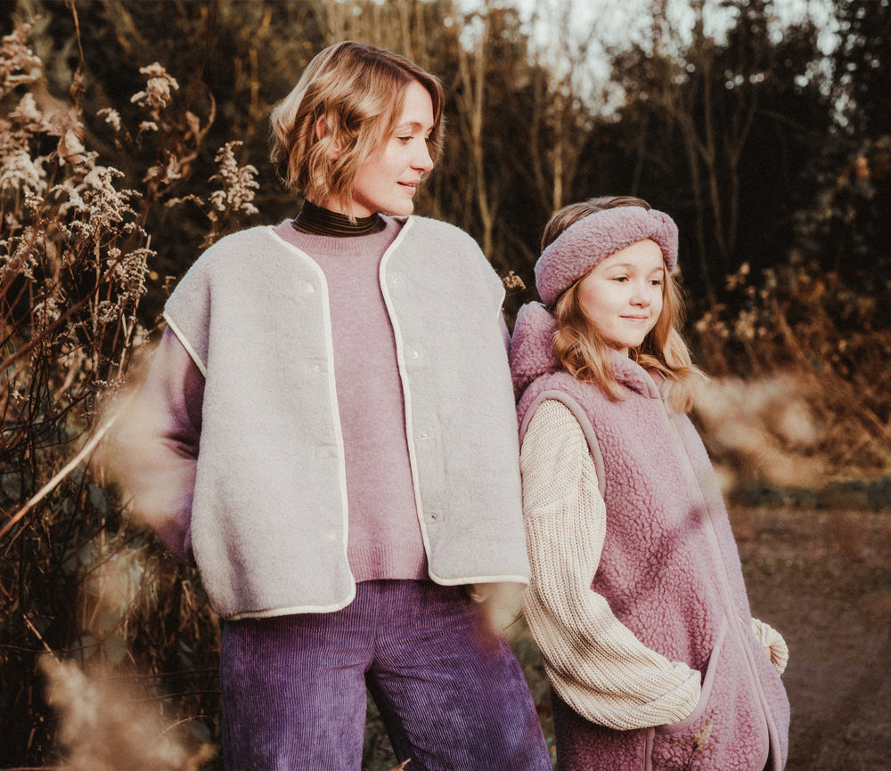 Alwero - LIMITED EDITION, Weste Women CLOUD, Biowolle, Lilanice