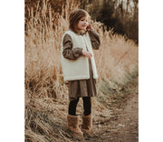 Alwero - Bodywarmer LUXI, organic wool, natural