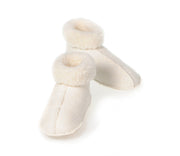 Alwero - Hausschuhe, Booties OLY, Natur, Biowolle