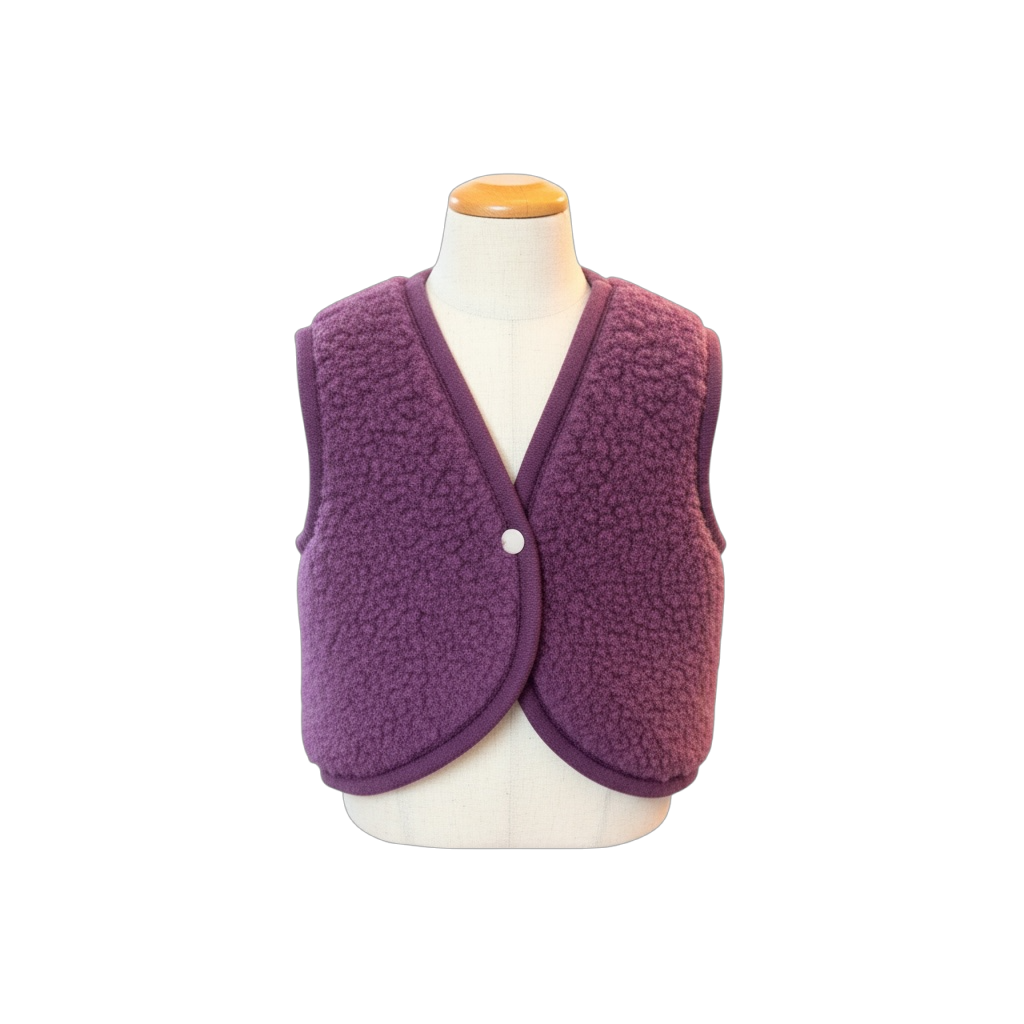 Alwero - Bodywarmer LULU, ultra light, Biowolle, French Violet