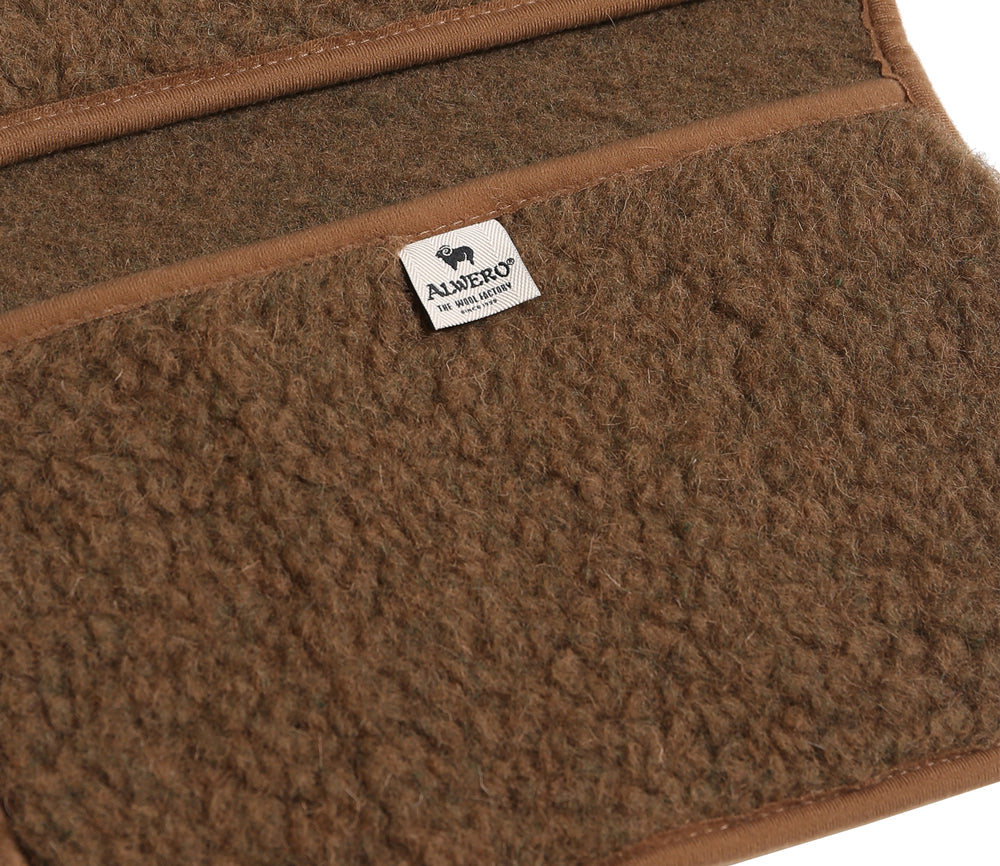 Alwero - Windeltasche Biowolle, Braun