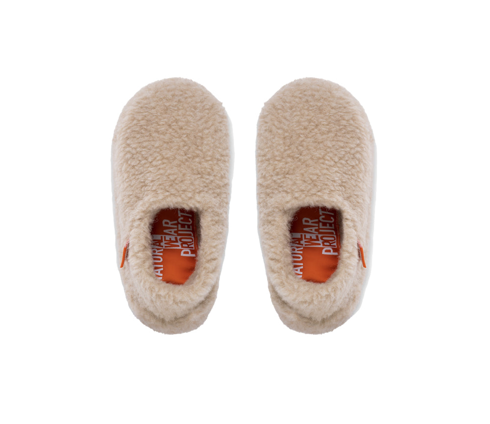 Alwero - Hausschuhe, SIBERS, Adult, Beige, Biowolle