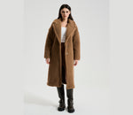 Alwero - Mantel "TEDDY MAX" Adult,  Teddy, Biowolle Ultra Light