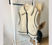 Alwero - Weste HIRO, Oversize Polar Bear, Biowolle, LIMITED EDITION