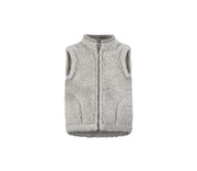Alwero - Bodywarmer WALKES Junior, Biowolle, light grey