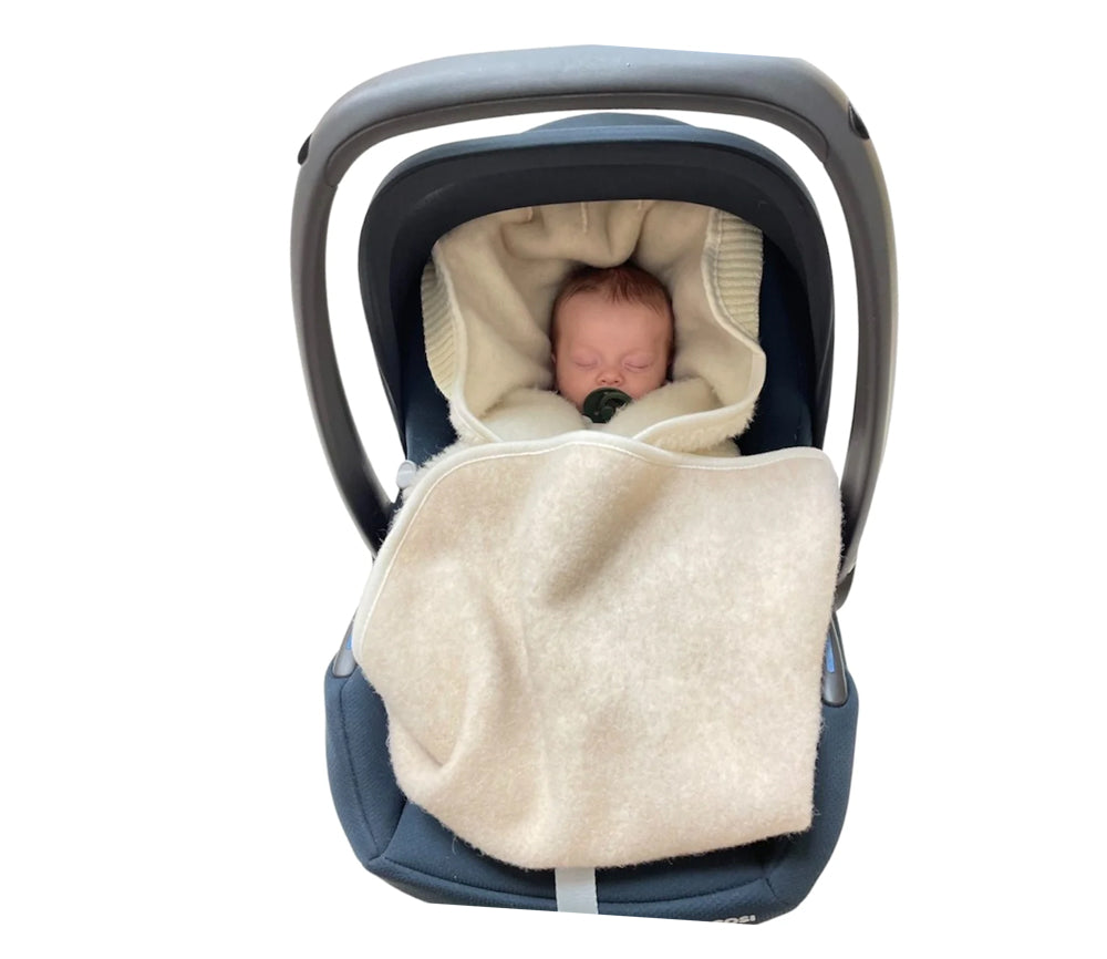 Alwero - Wickeldecke "WINGY" für Maxi Cosi, Beige/Ecru