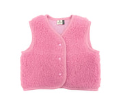Alwero - Bodywarmer "TYB" BABY, BUBBLE GUM, Merinowolle, ultra light
