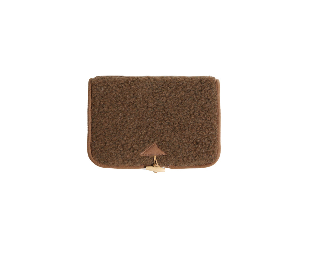 Alwero - Windeltasche Biowolle, Braun
