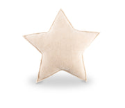 Alwero - Kuschelkissen Stern, beige, Biowolle