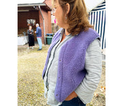 Alwero - Weste "TYB" Adult,  Amethyst, Biowolle Ultra Light