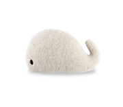 Alwero - Kuschelkissen Wal, beige, Biowolle